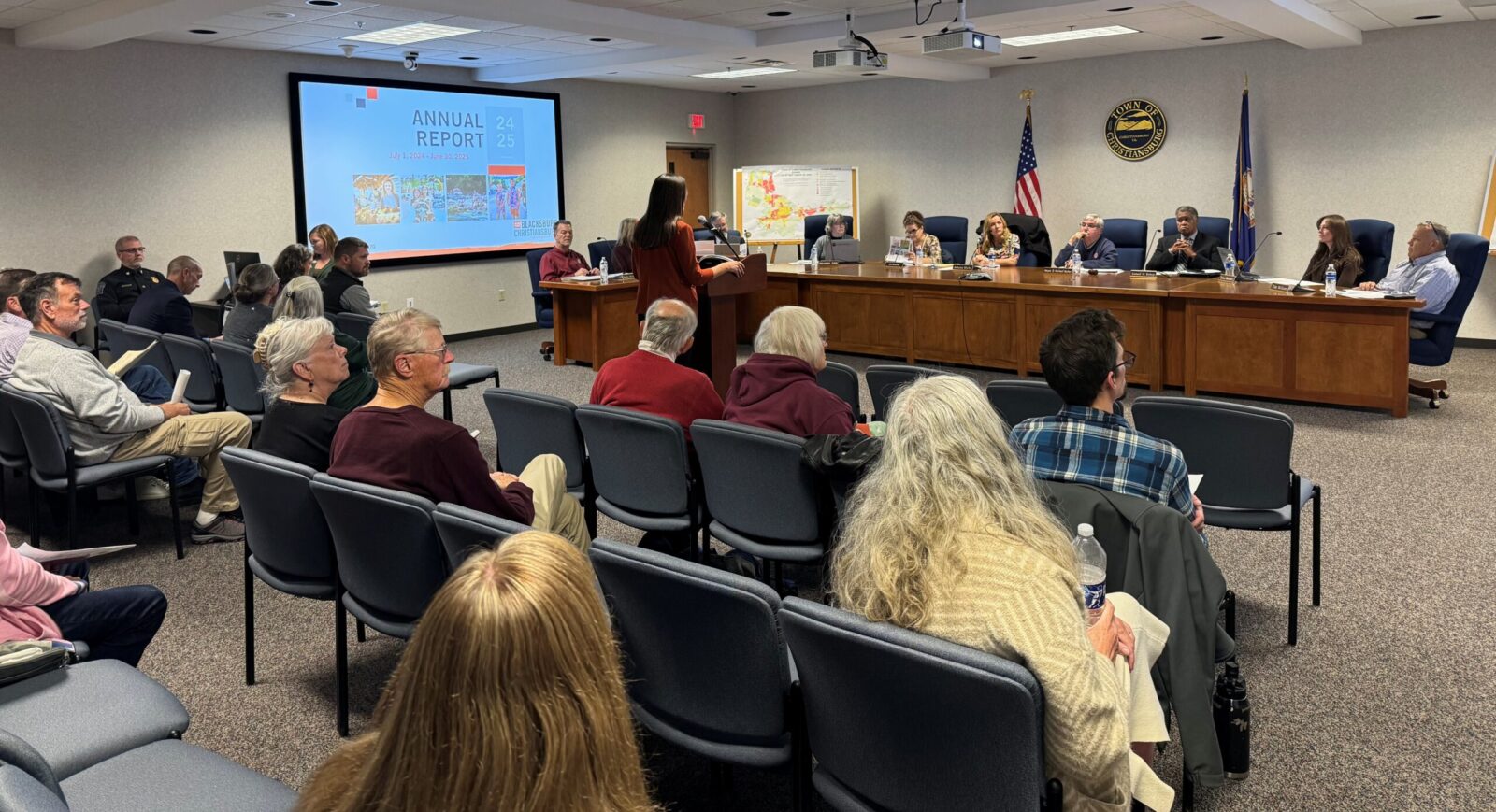 Tourism presents to county, town council