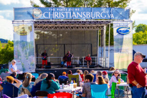 The stage at Rockin' Christiansburg